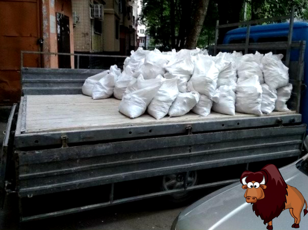 Вивіз будівельного сміття з вантажниками в Києві